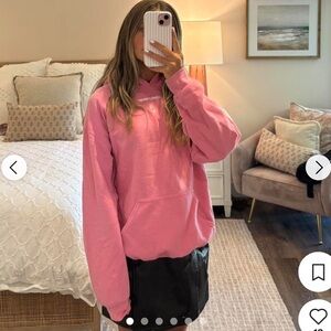 Lonely Ghost Women's Pink Hoodie